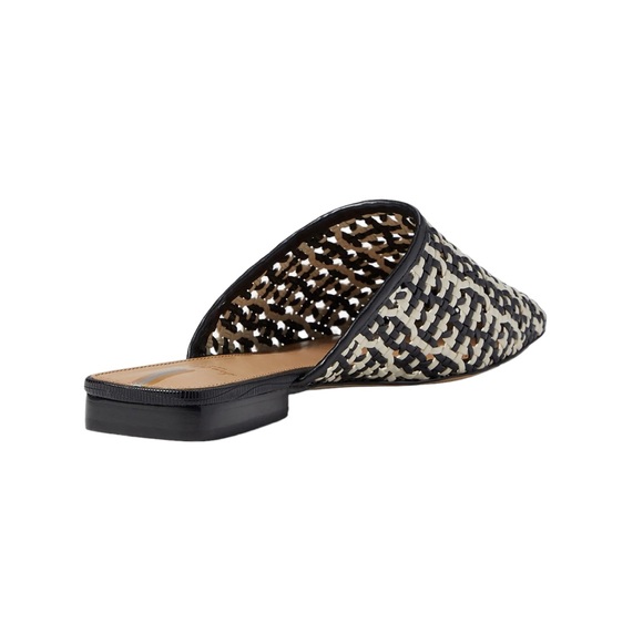 SAM EDELMAN Leona Black/Modern Ivory Mules Size 9 Medium (B, M) - Picture 4 of 12